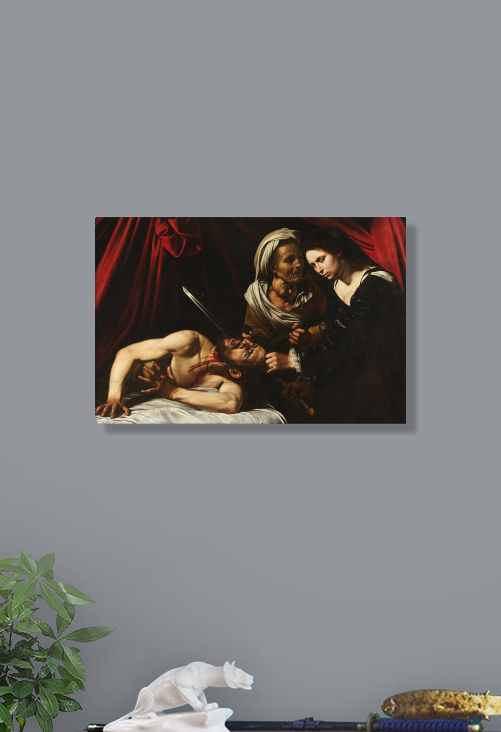 Judith Beheading Holofernes Art By Caravaggio Gallery Wrap Canvas Print