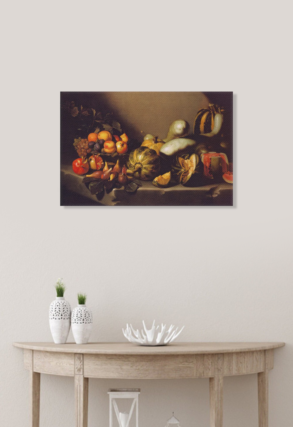 Still Life with Fruit by Caravaggio Gallery Wrap Canvas Print