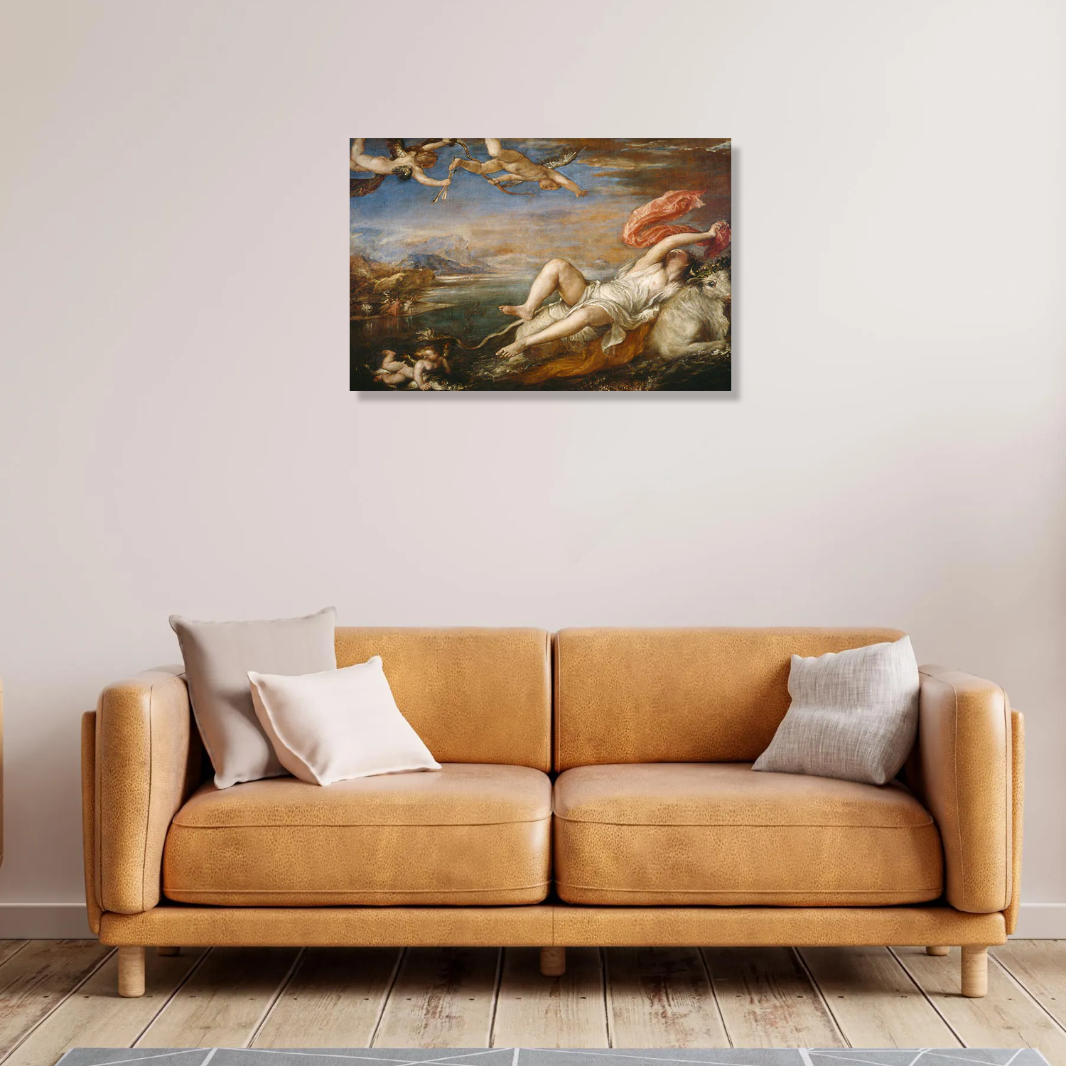 The Rape of Europa by Titian Tiziano Vecelli Canvas Art Print