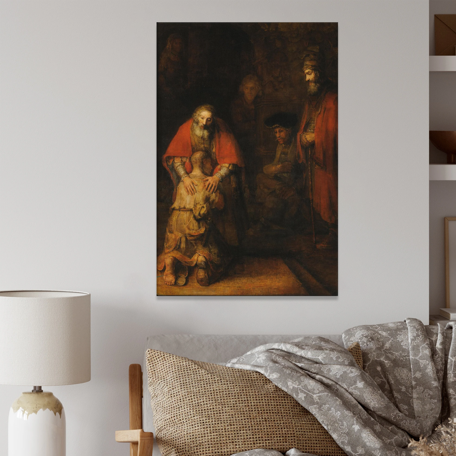 The Return of the Prodigal Son by Rembrandt van Rijn Gallery Wrap Canvas Print