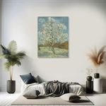 The pink peach tree by Vincent van Gogh Gallery Wrap Canvas Print