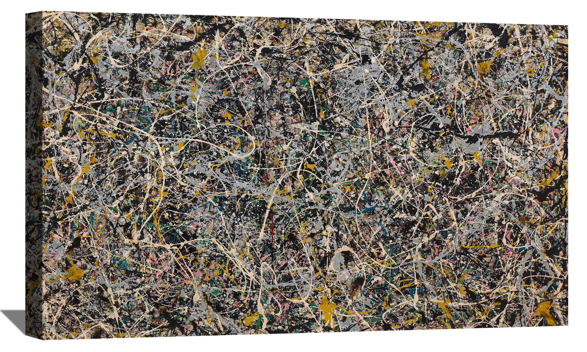 Jackson Pollock Painting Abstract Wall Art Number-31 And Number 1 Framed Canvas Art