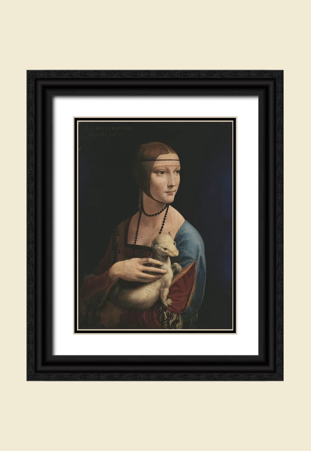 Lady with an Ermine art by Leonardo Da Vinci