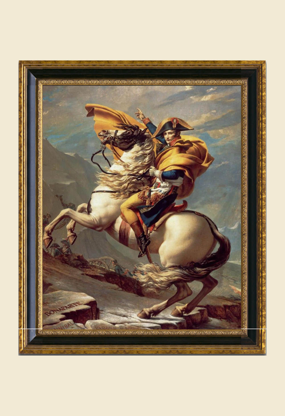 Napoleon Crossing The Alps 