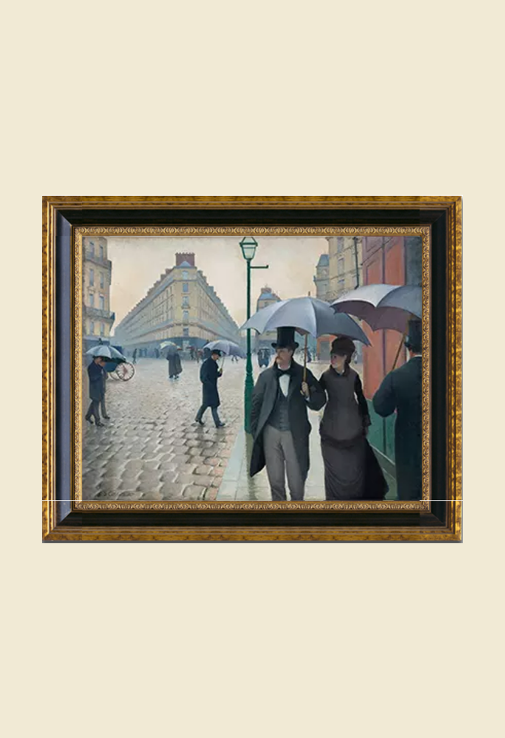 Paris Street In Rainy Weather Art