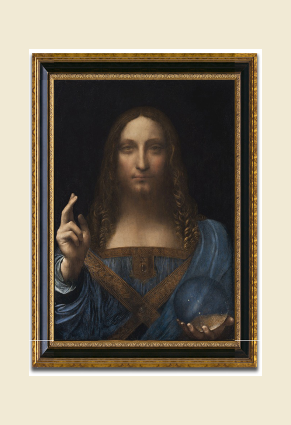 Salvator Mundi Art by Leonardo Da Vinci