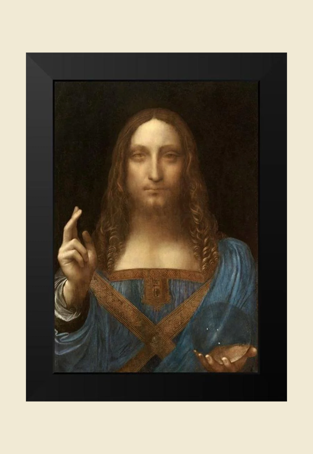 Salvator Mundi Art by Leonardo Da Vinci