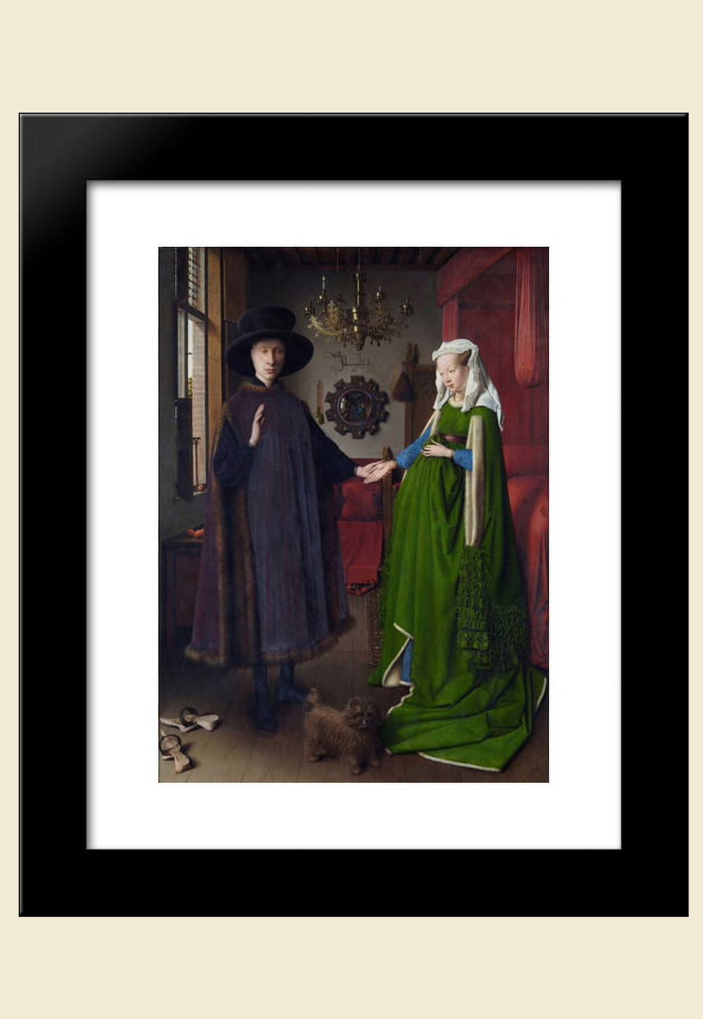 The Arnolfini Portrait Art by Jan van Eyck