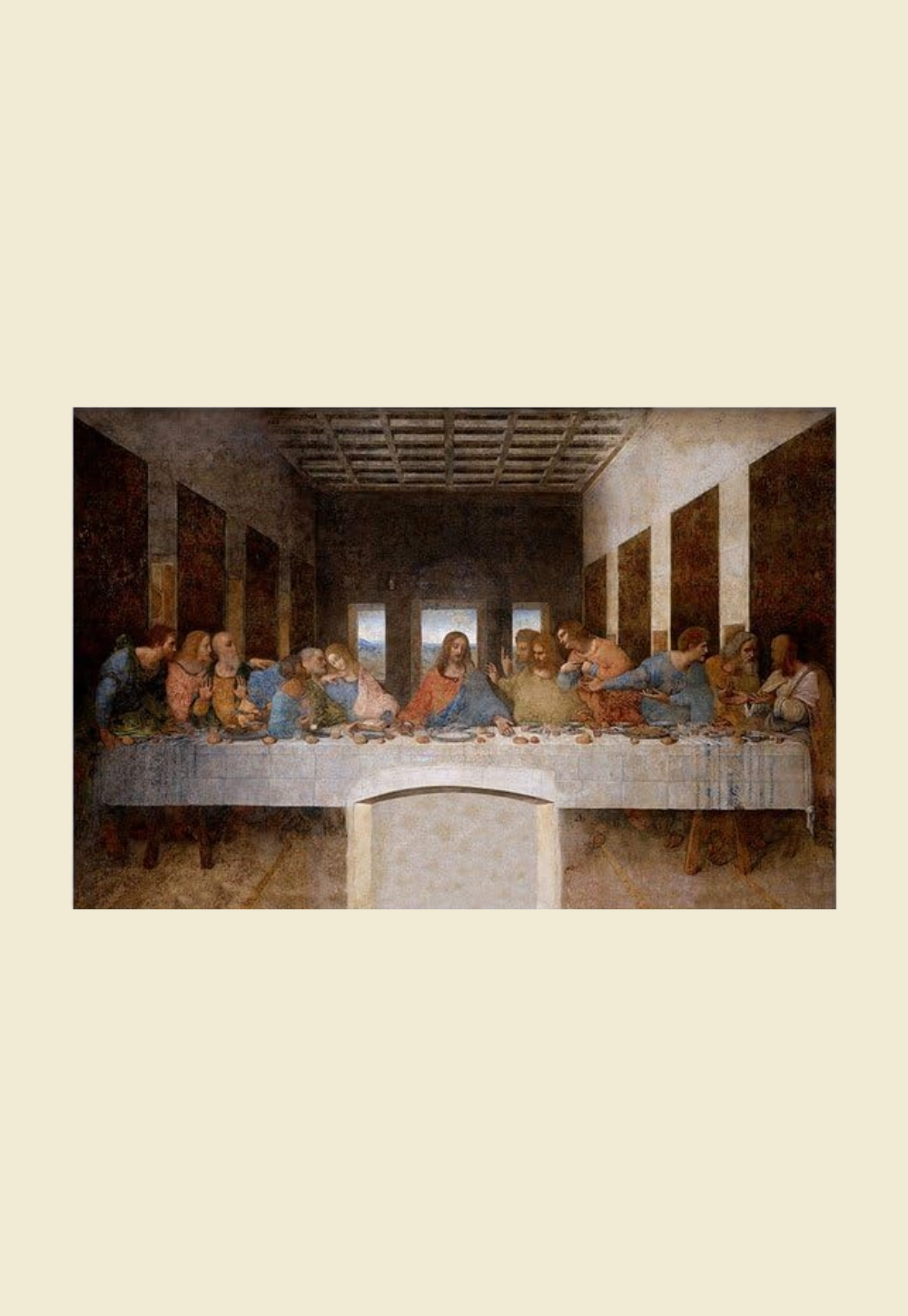 The Last Supper Art by Leonardo Da Vinci