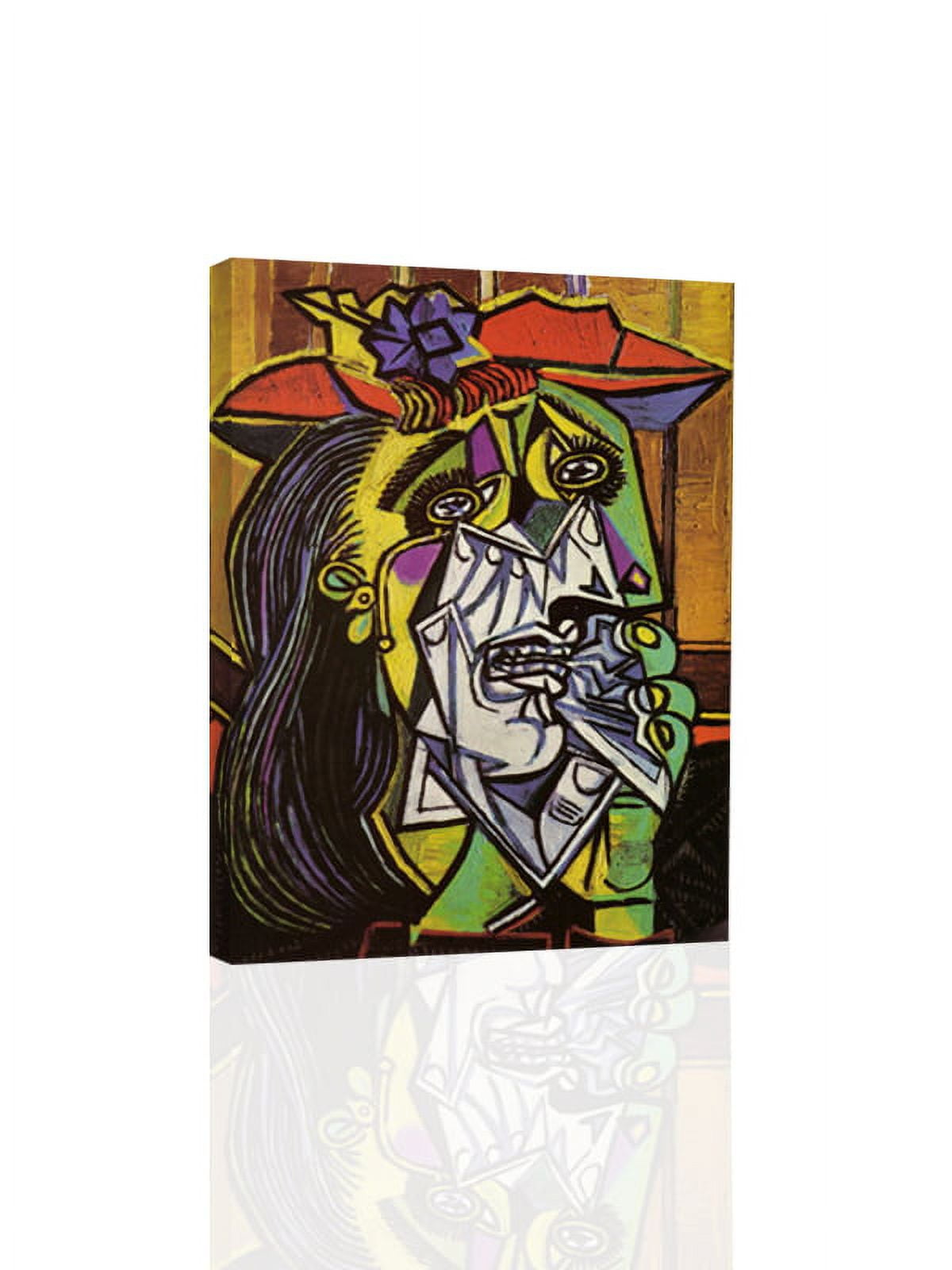 The Woman Weeping Canvas Art By Picasso - Gallery Wrap