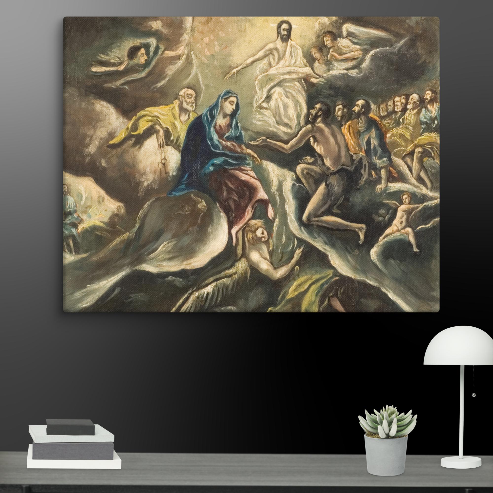 Count Orgaz’ funeral Art By El Greco Canvas Print