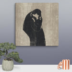 The Kiss IV by Edvard Munch Canvas Print