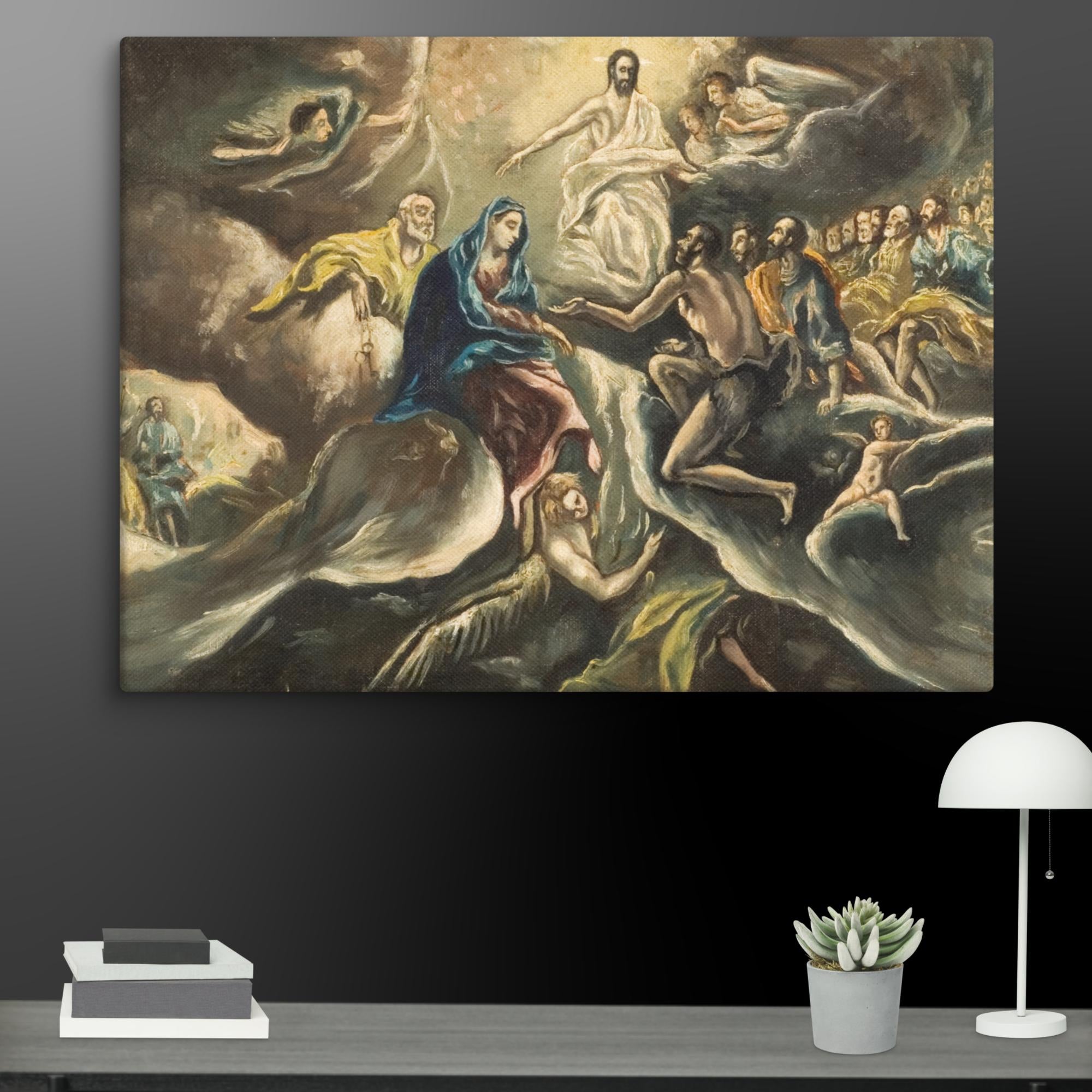 Count Orgaz’ funeral Art By El Greco Canvas Print