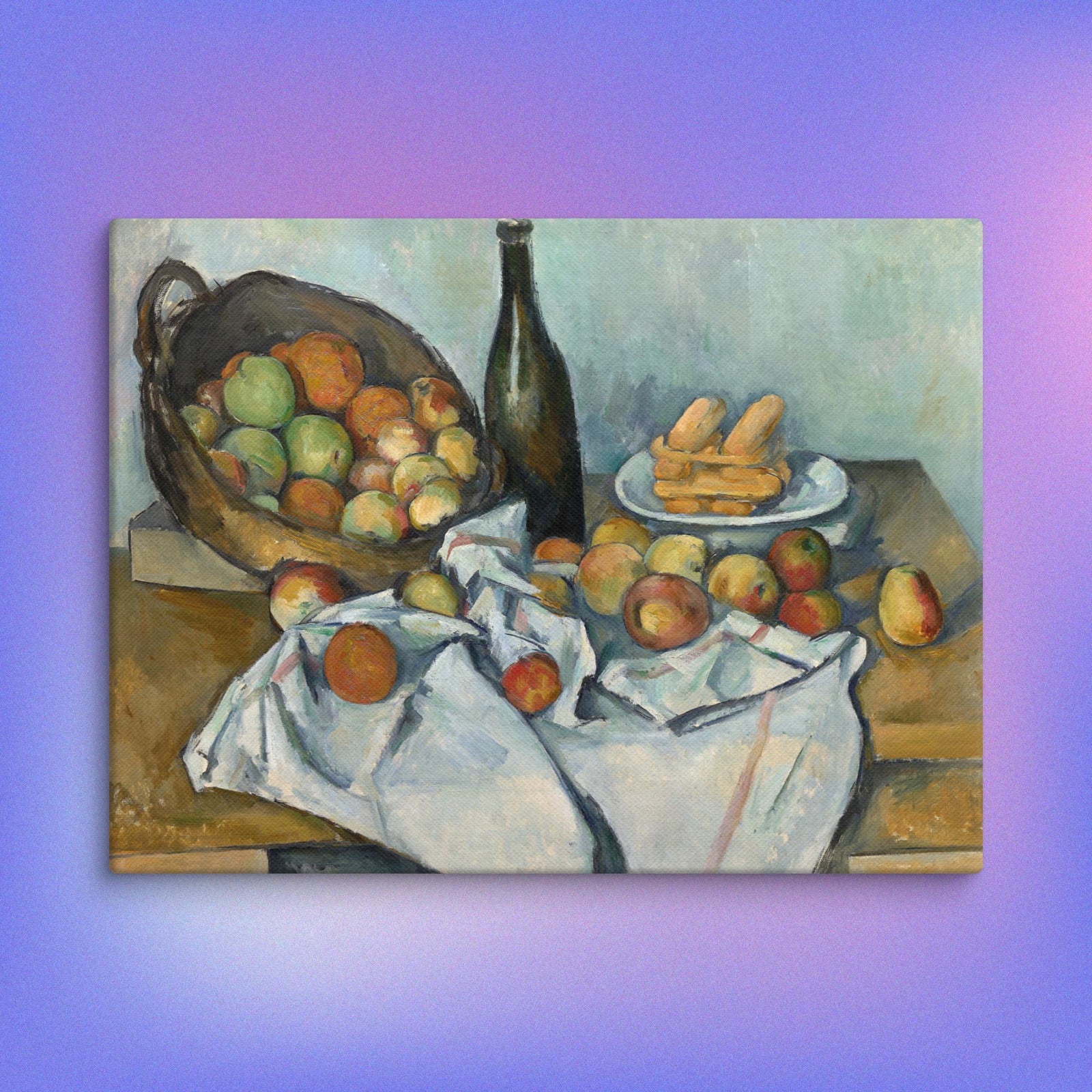 The Basket of Apples by Paul Cézanne Canvas Print