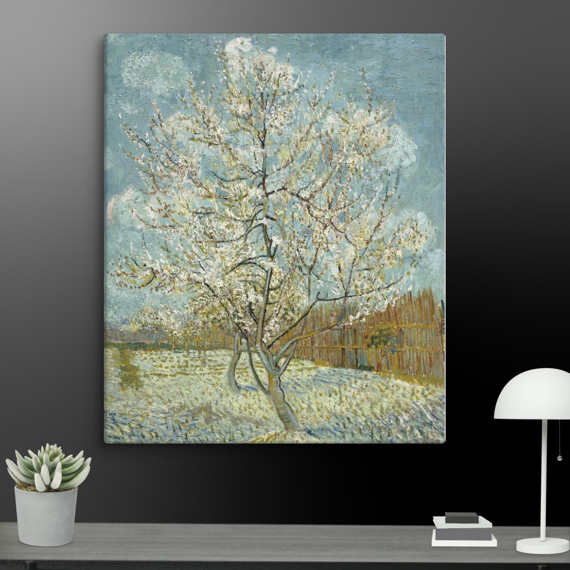 The pink peach tree by Vincent van Gogh