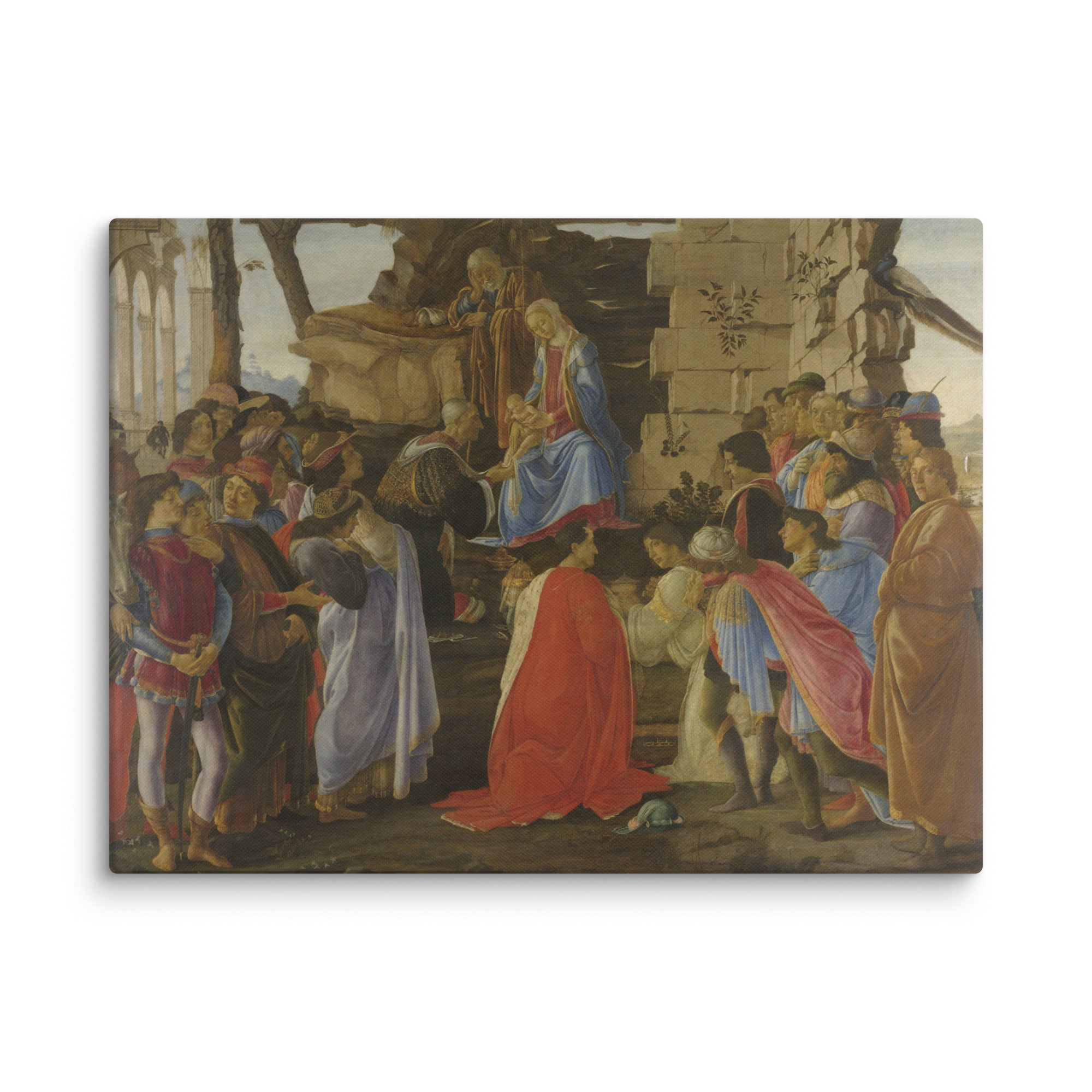 The Adoration of the Magi by Sandro Botticelli Canvas Print