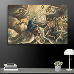 Count Orgaz’ funeral Art By El Greco Canvas Print