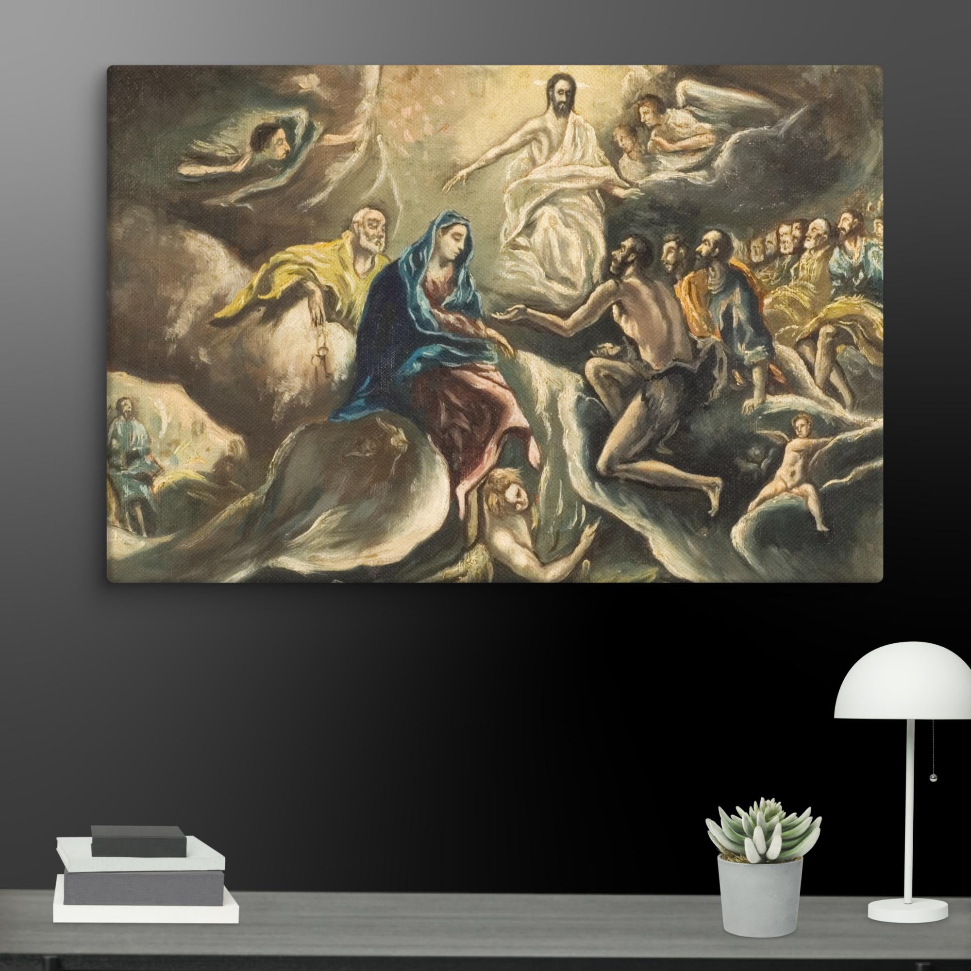 Count Orgaz’ funeral Art By El Greco Canvas Print