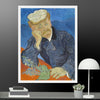  Portrait of Dr. Paul Gachet Art By Vincent van Gogh Framed canvas Print