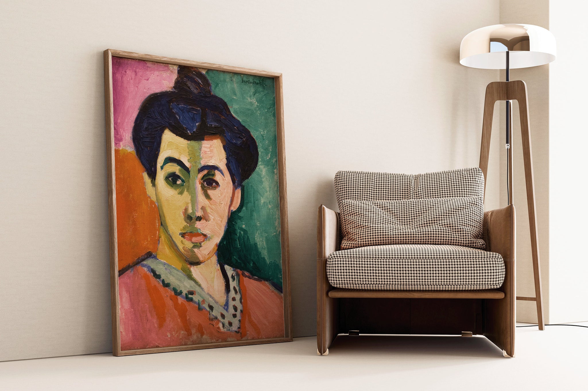 Henri Matisse - the Green Stripe | Famous Art Madame Matisse (Available Framed or Unframed)