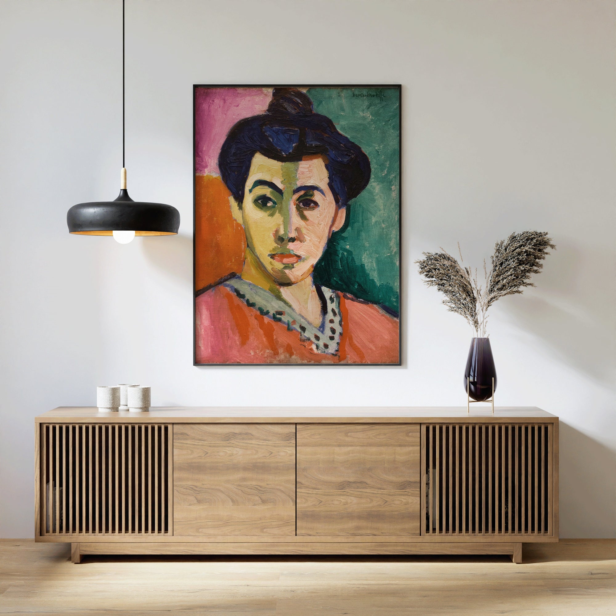 Henri Matisse - the Green Stripe | Famous Art Madame Matisse (Available Framed or Unframed)