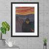 Despair by Edvard Munch Framed Canvas Print